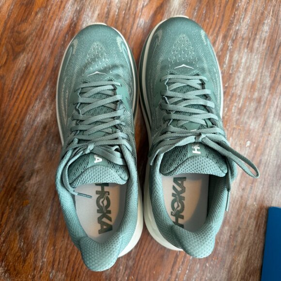 NEW IN BOX HOKA CLIFTON 10 - FERN/T - MEN'S SIZE 8.5 - Picture 6 of 9